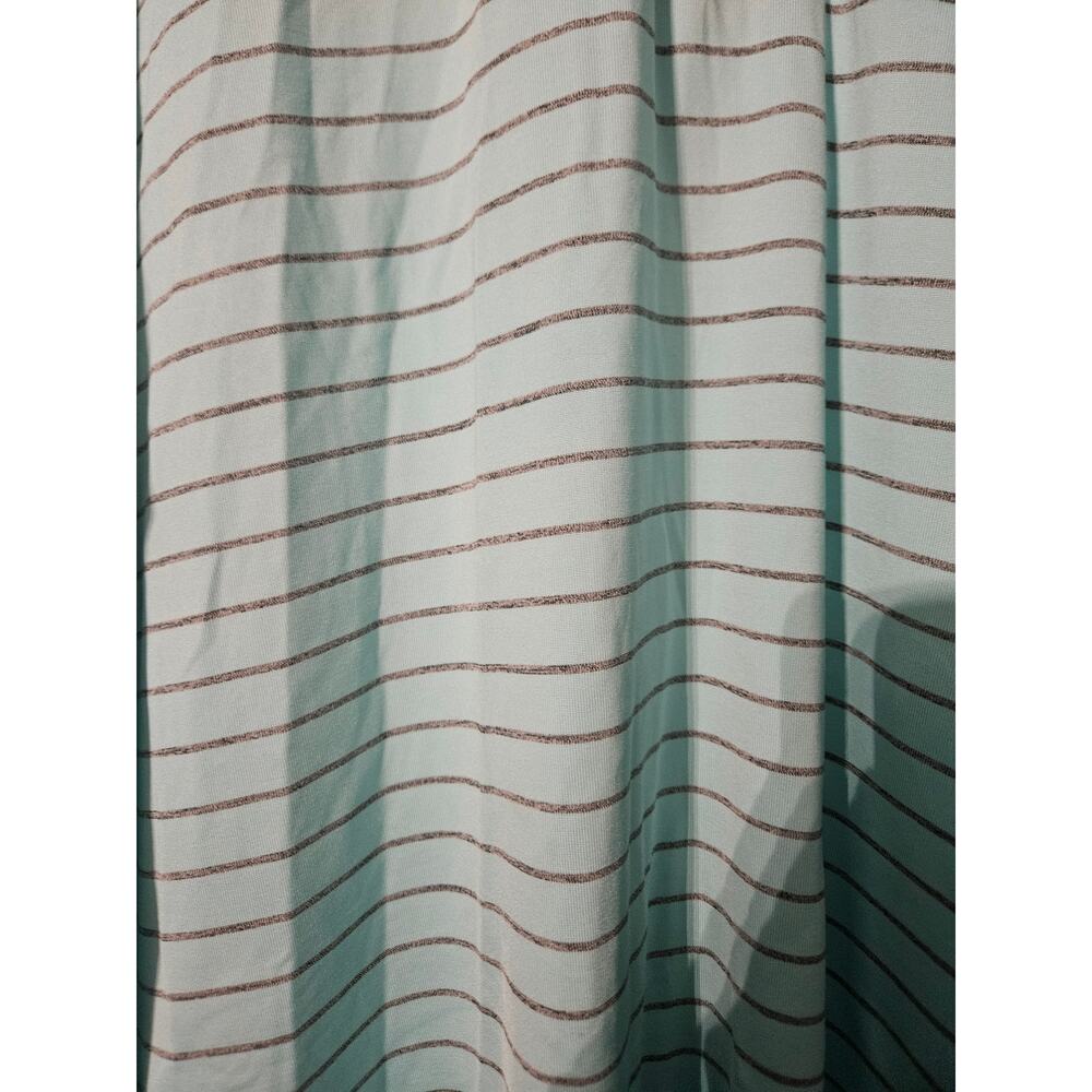 Under Armour Heat Gear Mens Polo Mint Green and Gray Stripe Size 3XL - Picture 4 of 6